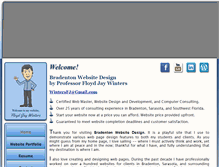 Tablet Screenshot of bradentonwebsitedesign.com